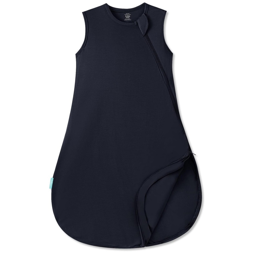 PurComfy 0.5 Tog Lightweight Supersoft Bamboo Sleep Sack in Midnight